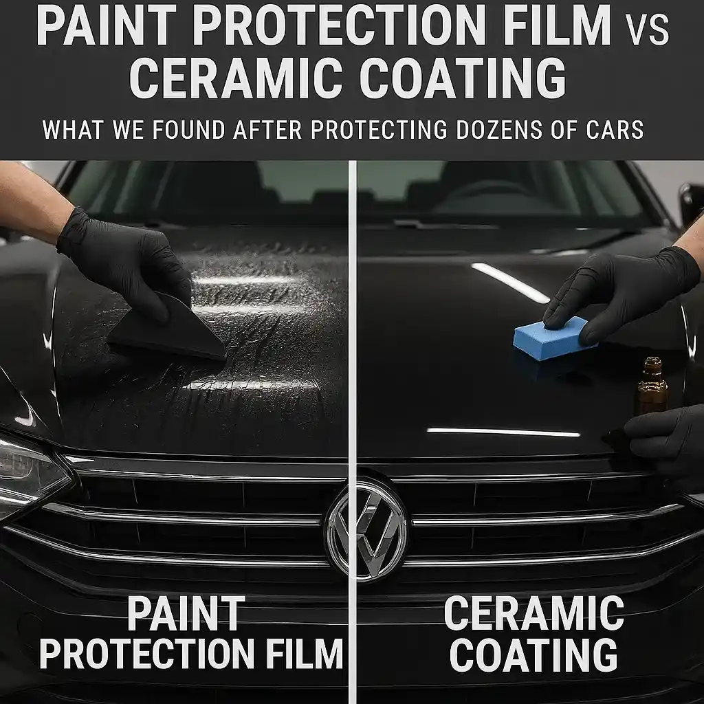 Paint Protection Film vs Ceramic Coating: What We Found