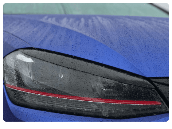 Lightly tinted tail light on a vehicle by WildWrapz