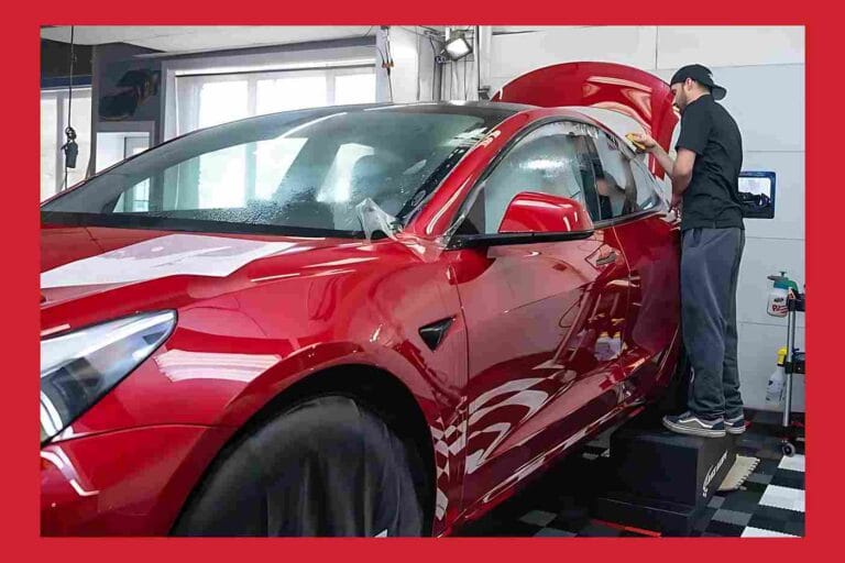 Tesla Model Y window tinting by WildWrapz