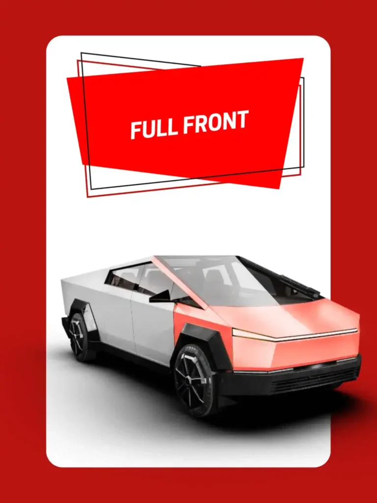 Cybertruck paint protection film by WildWrapz in Maryland