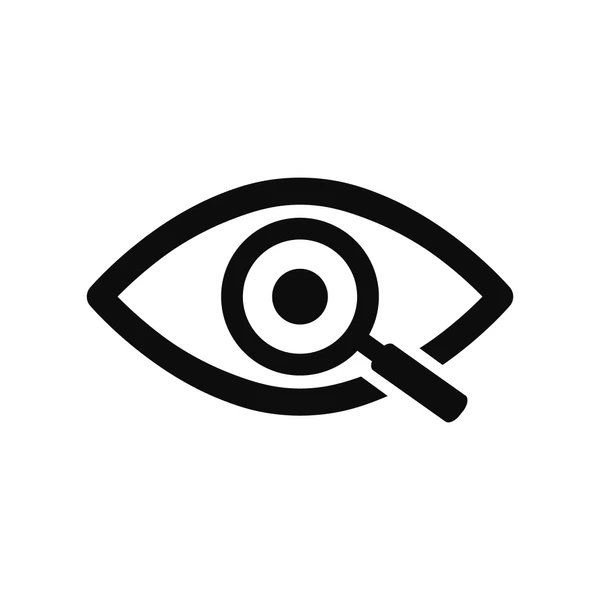 magnifier eye outline icon find 600nw 1361940707