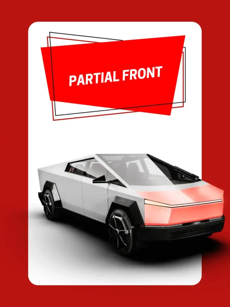 CYBERTRUCK WITH PAINT PROTECTION FILM